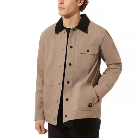 Vans Tan and Black Shirt Jacket - Picture 1 of 10